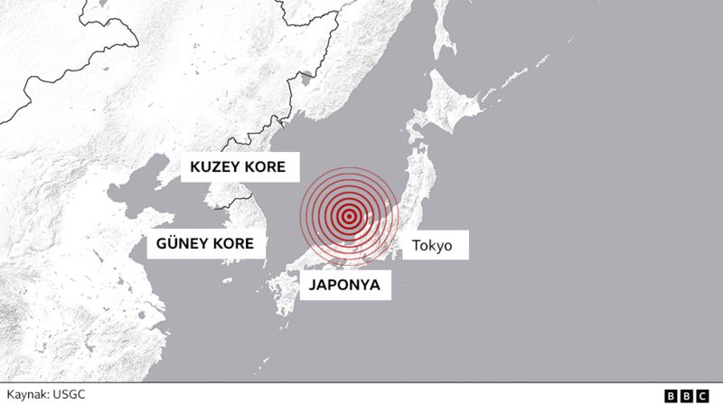 Japonya'da 7,6 büyüklüğünde deprem:  48 kişi hayatını kaybetti
